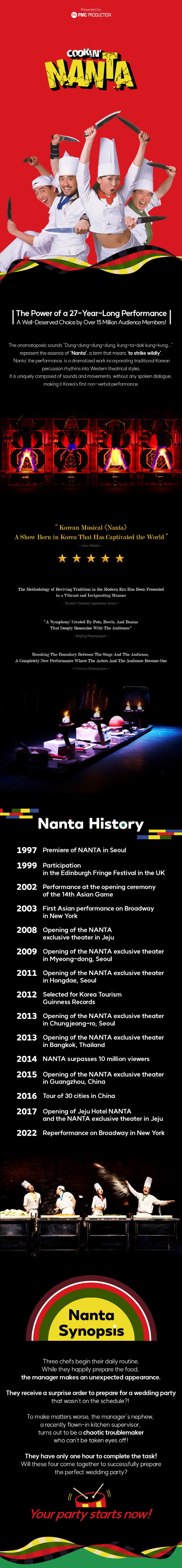 [Seoul] NANTA Show Ticket