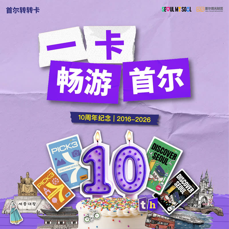 【实体卡】DISCOVER SEOUL PASS 首尔转转卡