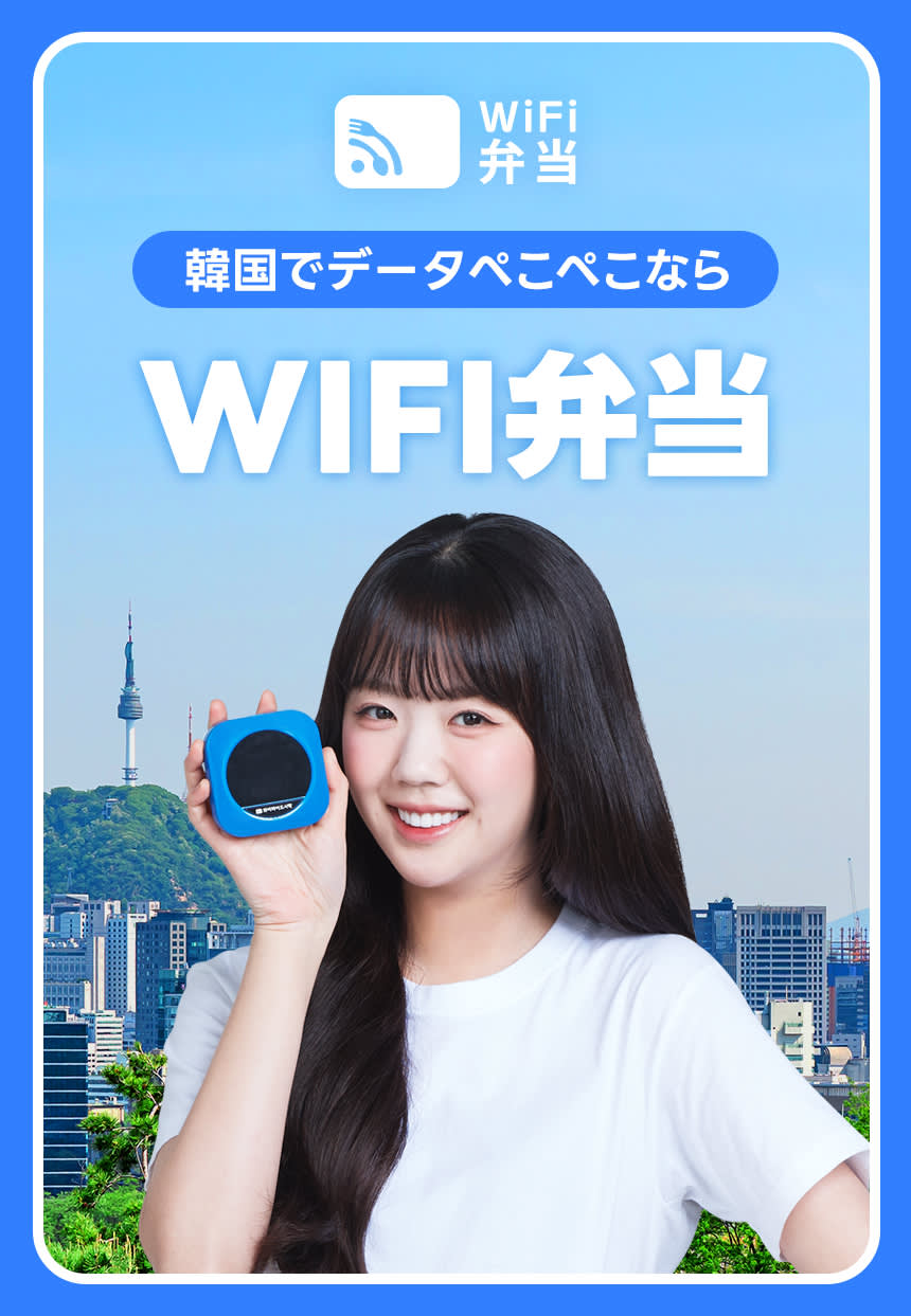 [韓国空港受領] 無制限データポケットWi-Fi、WIFI弁当4G LTE海外ローミング