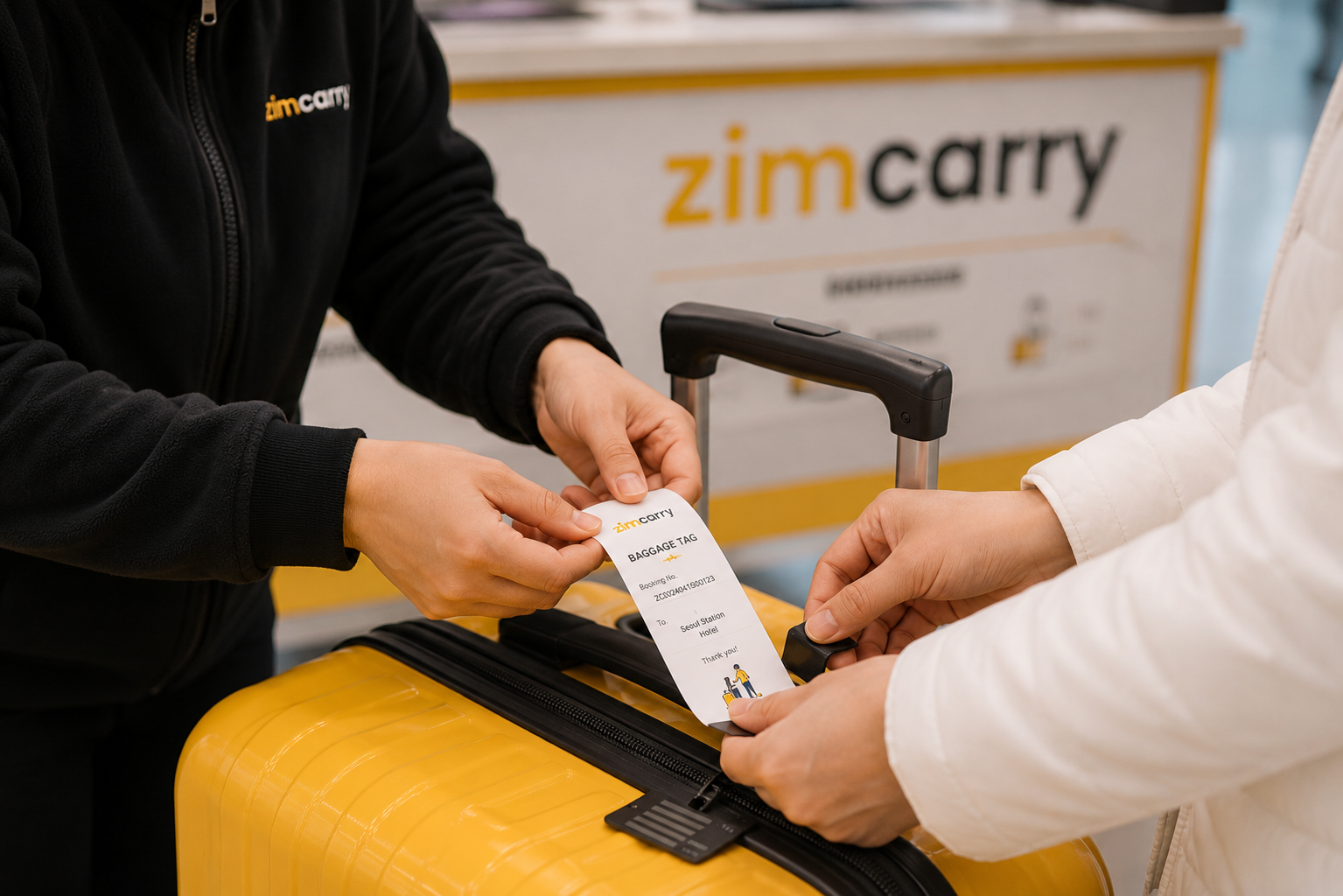 [首爾/仁川] ZIMCARRY 當日行李配送服務（仁川機場 • 首爾飯店）