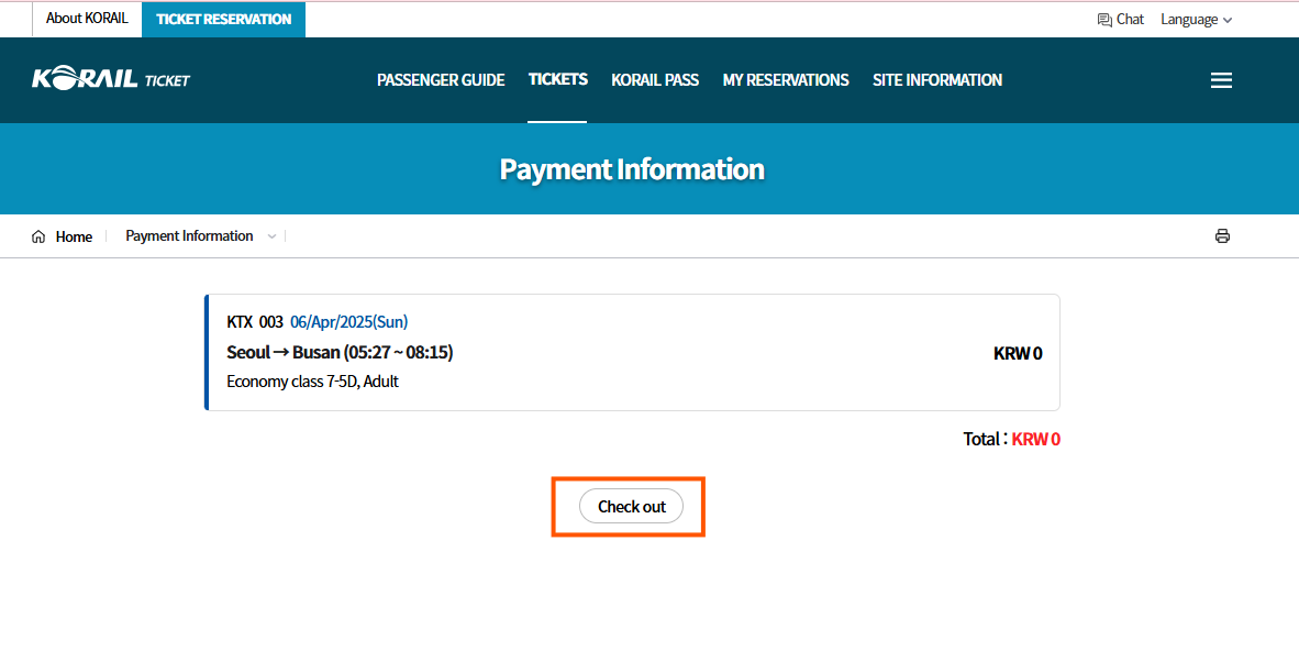 [KORAIL PASS] Korea KORAIL Pass Group(2~5) - KTX Unlimited Boarding Pass (2/3/4/5days)