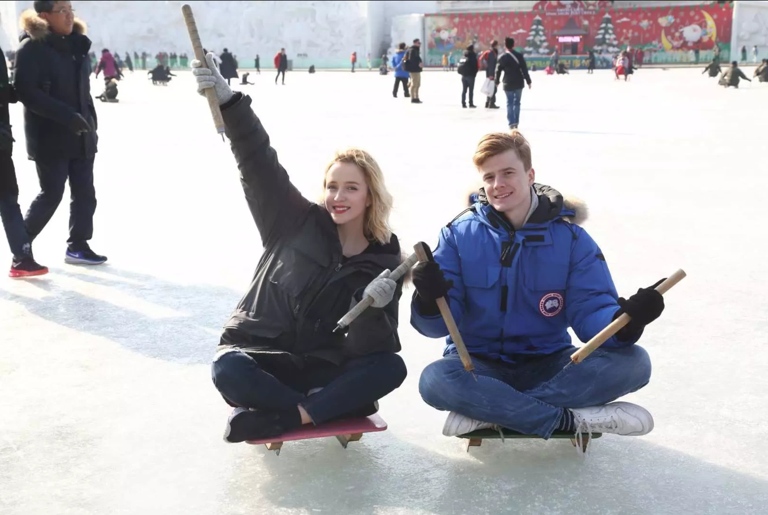 【冬季限定】2026江原道庆典一日游 - 华川山鳟鱼冰钓＆雪橇体验