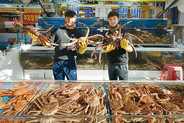 釜山グルメ「カニ」＆龍宮寺・新世界センタムシティー欲張り１日ツアー