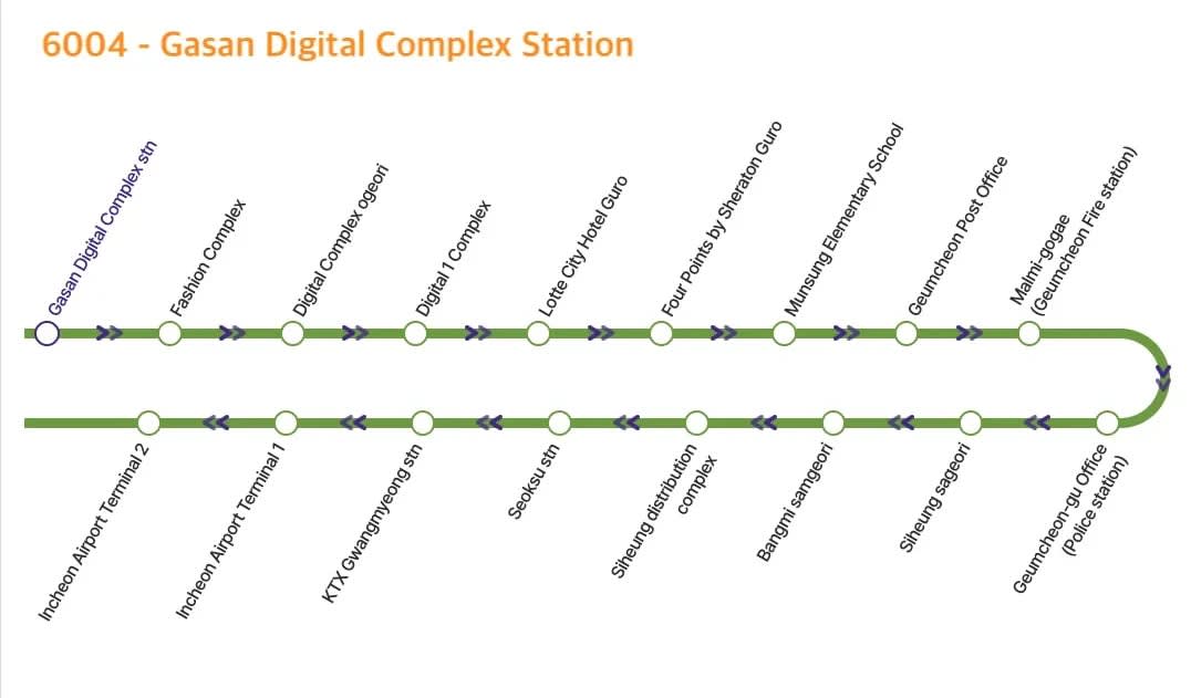 仁川机场豪华机场巴士车票（仁川机场T1 ↔ 首尔市区）（单程）