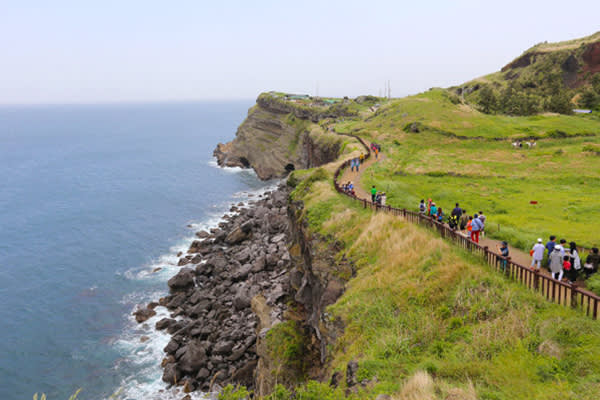 [济州]济州岛3大瀑布巡游+偶来徒步旅行