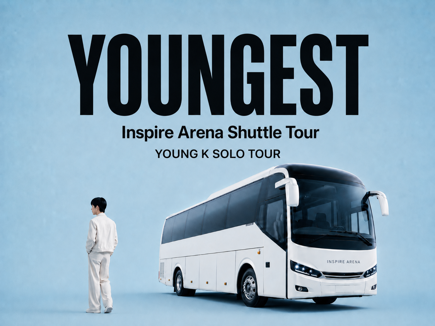 [Young K] Solo Tour YOUNGEST in INCHEON: 仁川 Inspire Arena 至首尔往返/单程，仁川机场. KPOP接驳巴士之旅