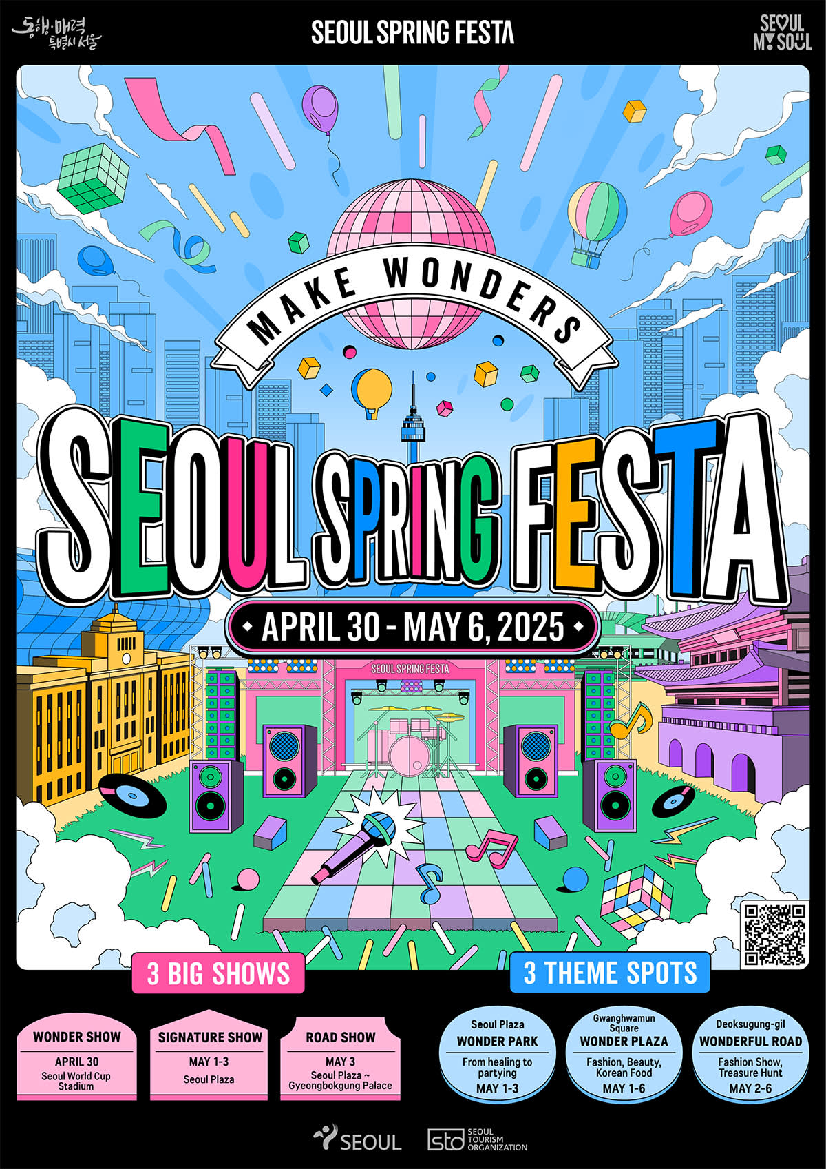 2025"SEOUL SPRING FESTA" Ticket + K-Culture Experience Tour