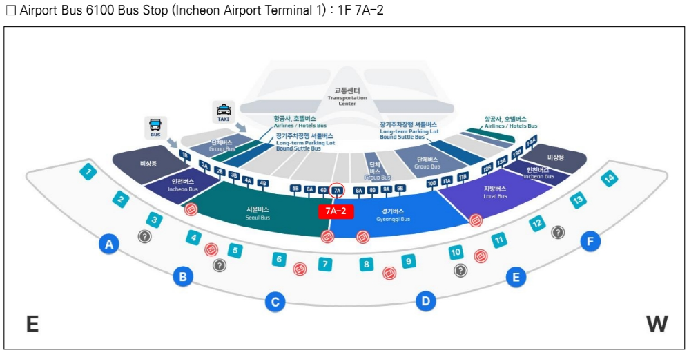 [空港バス] 6102 仁川空港第1ターミナル→ソウル高麗大学、城北区、江北区リムジンバス割引チケット