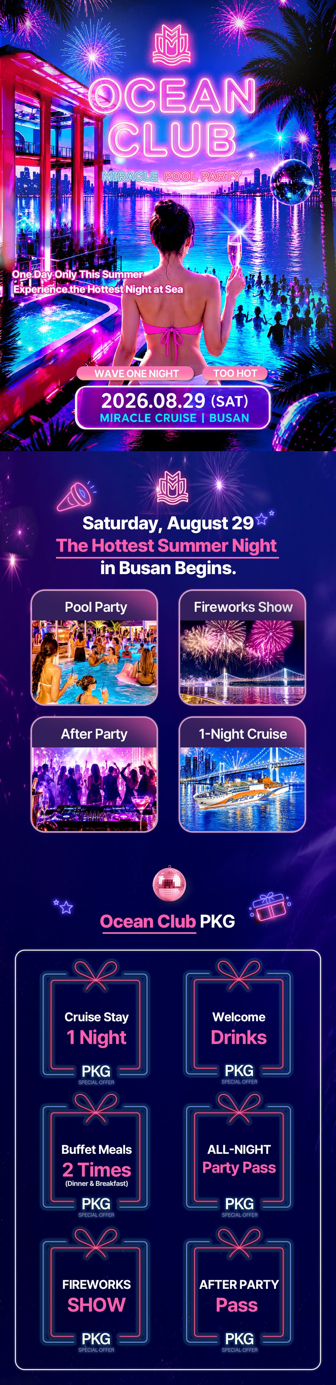 Panstar Cruise Ocean Club Miracle Pool Party