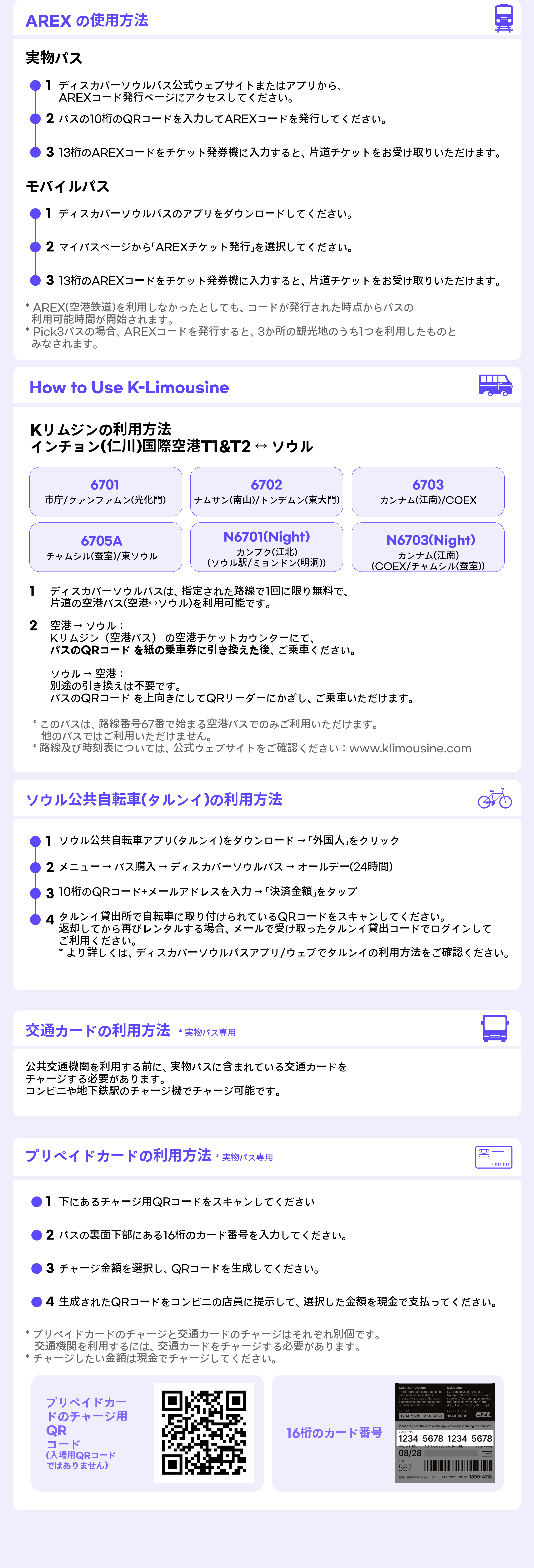 【モバイル版】DISCOVER SEOUL PASS＋5日間 eSIM