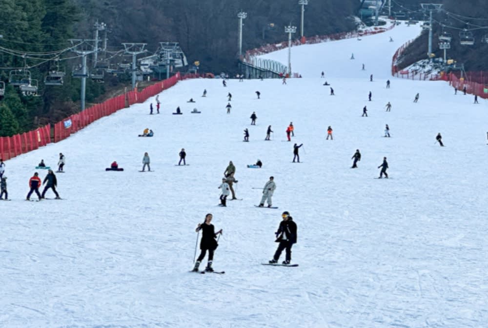 Jisan Forest Resort Ski Day Tour (Ski Clothing + Ski gear + Basic Ski Lessons+ Ski Lift + Moving Walk)