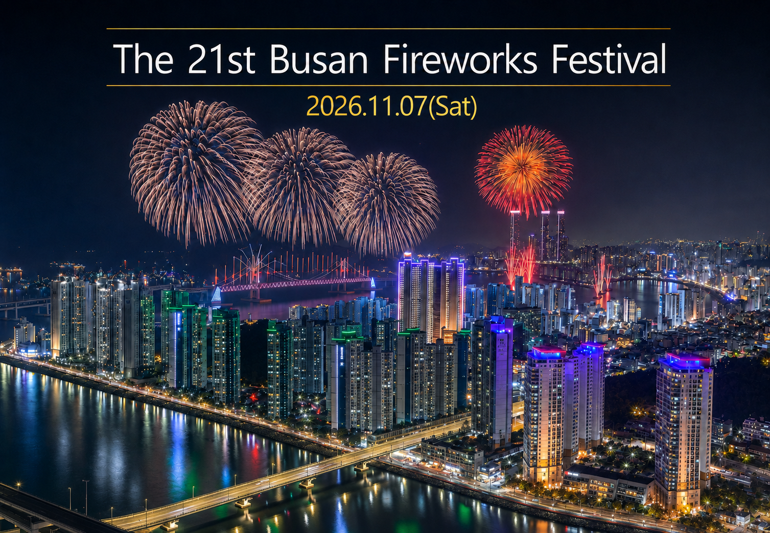 2026 21st Busan Fireworks Festival Ticket Package