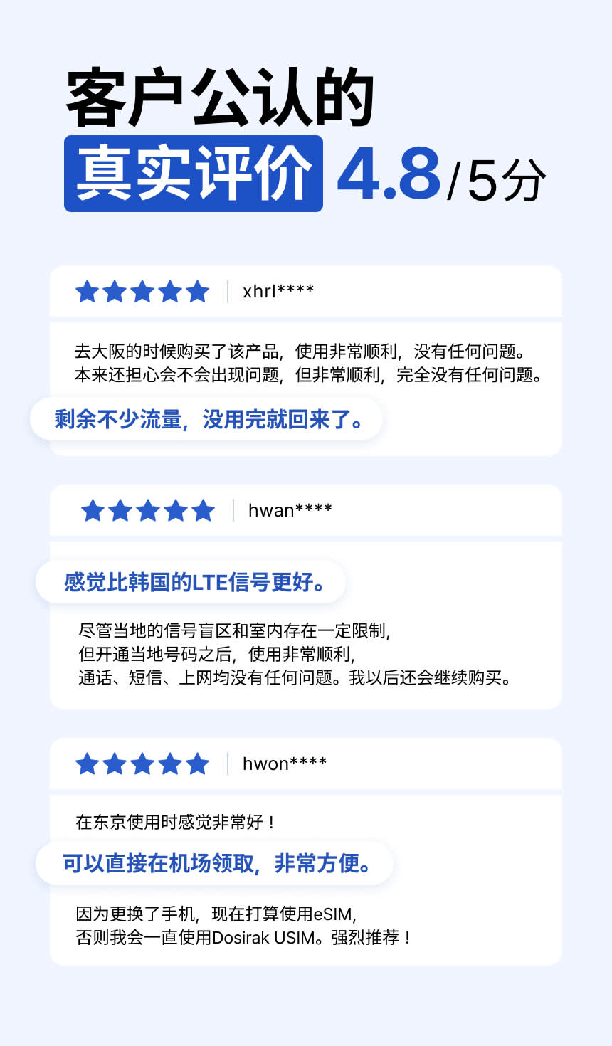 [韩国机场领取] dosirak 电话卡