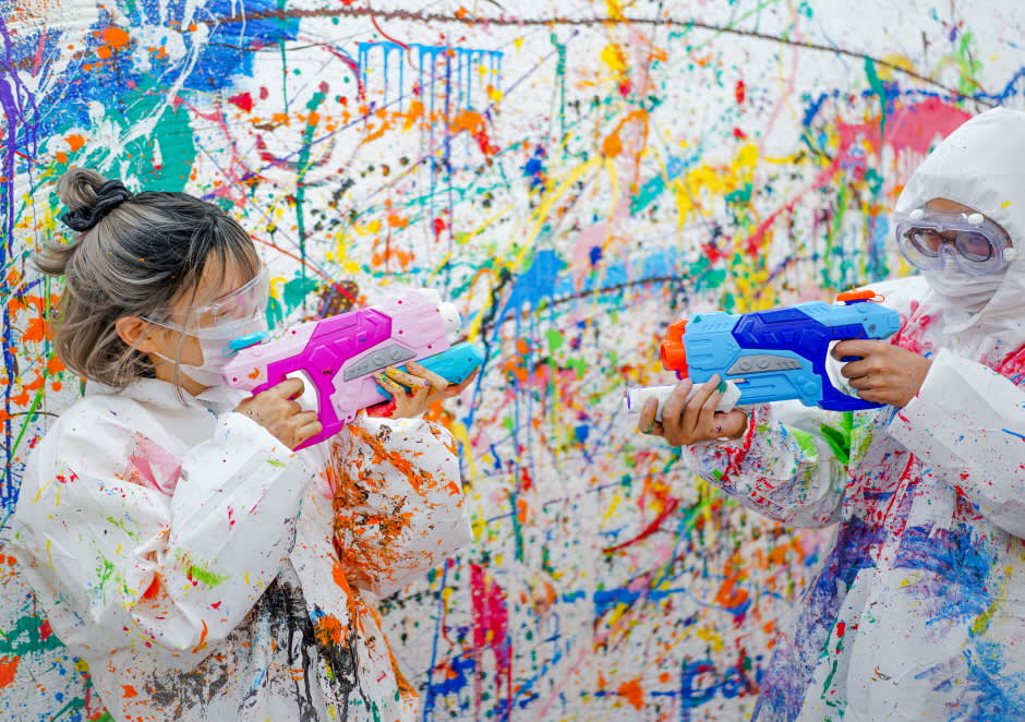 [首尔圣水]涂满颜料的工作室体验动作彩绘