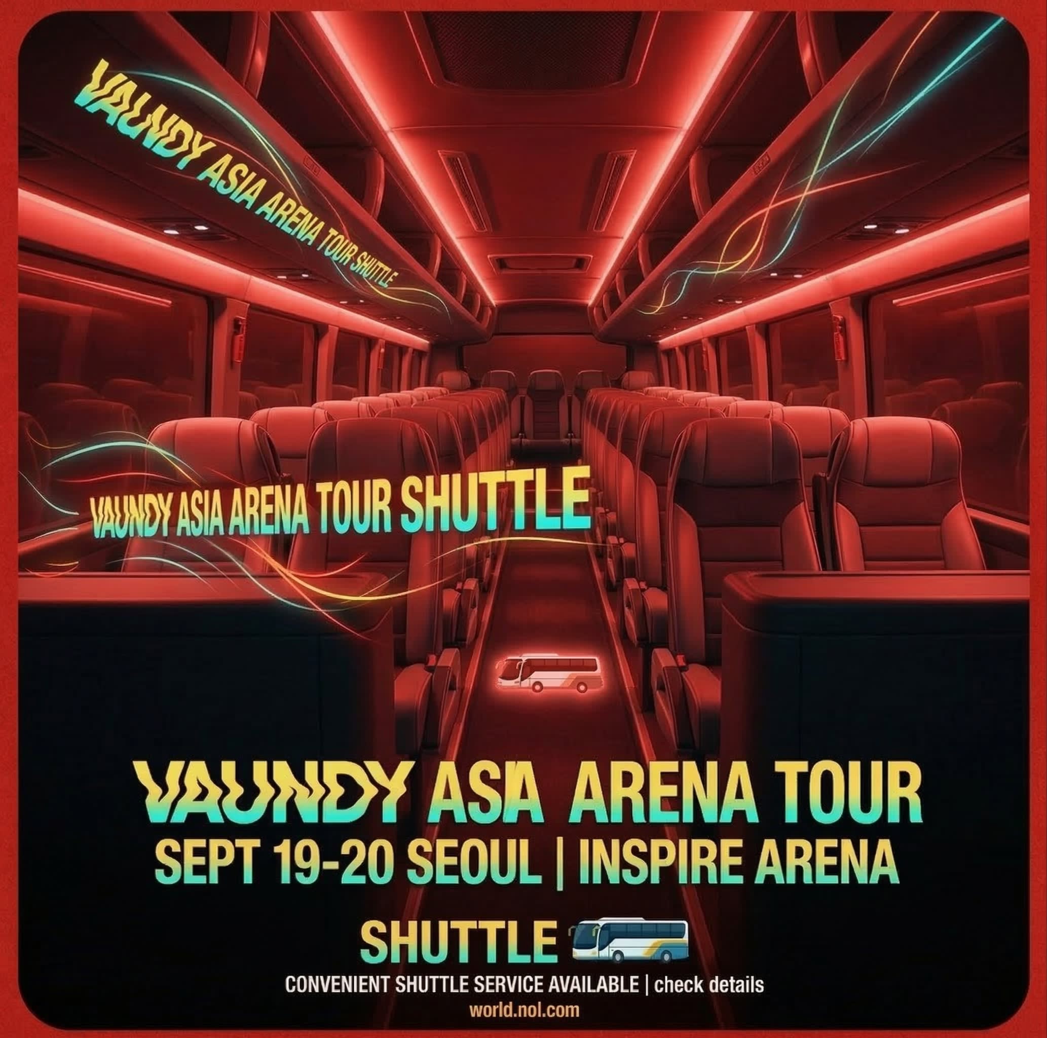[Vaundy] ASIA ARENA TOUR 2026 "HORO" IN SEOUL Concert 接驳车 : 首尔往返 & 仁川机场下车