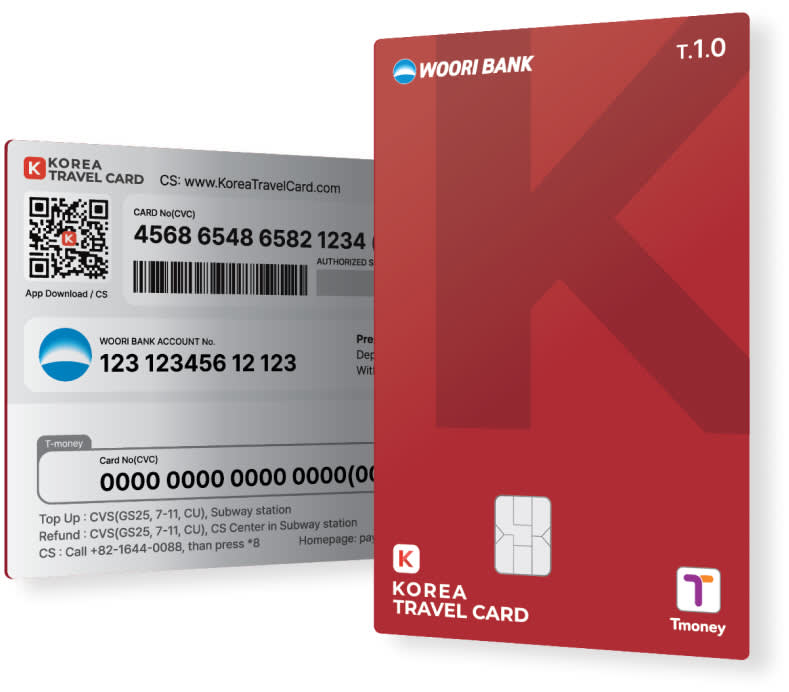 [预付卡] 用一张卡从交通到结账！KOREA TRAVEL CARD