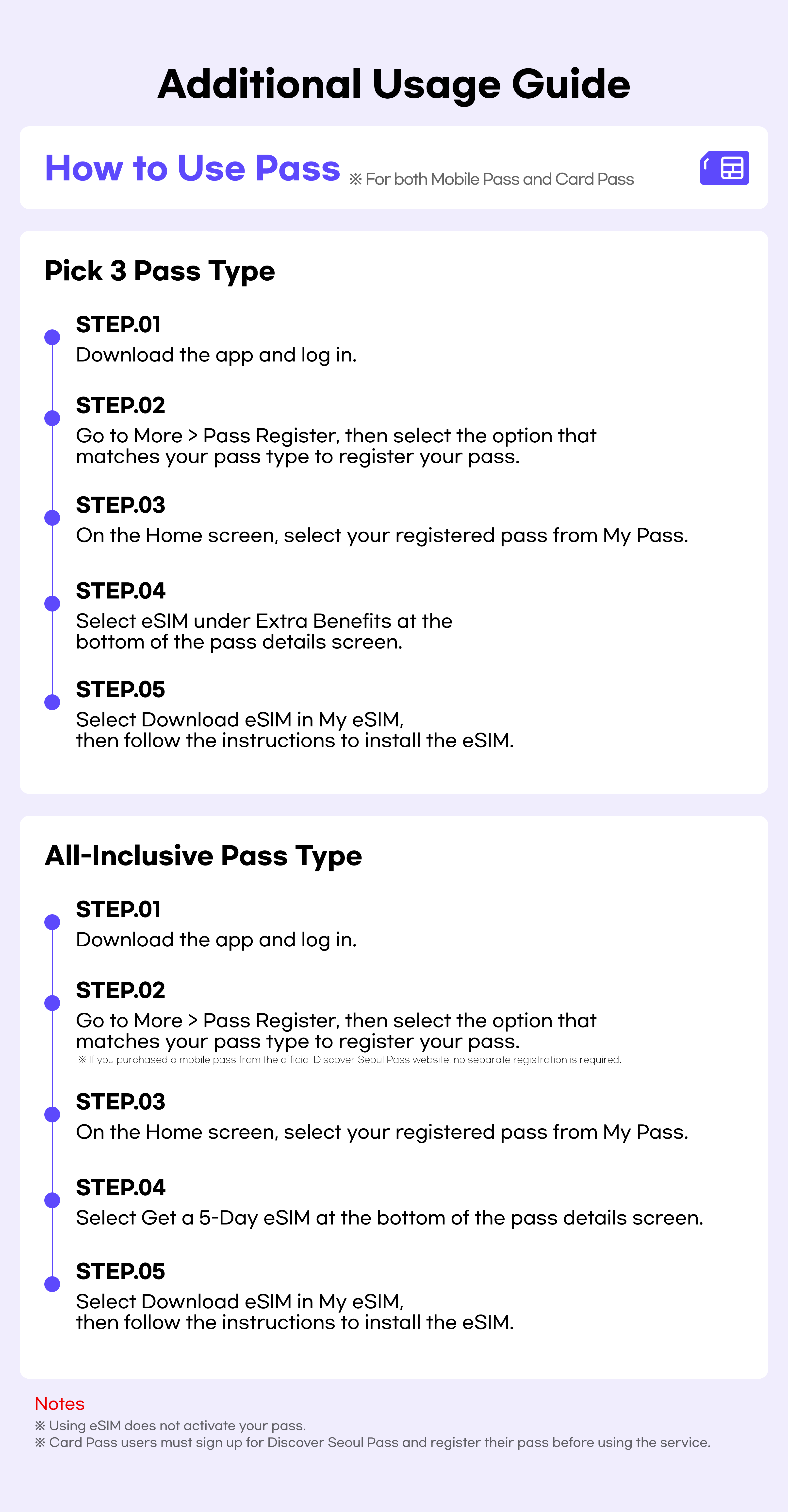[Card] Discover Seoul Pass – Seoul Tourist Pass