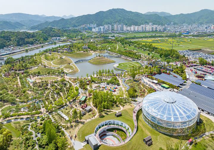 【釜山発】順天ハイライト日帰りツアー｜順天湾国家庭園・順天湾湿地・ワオン海辺サンセット・仙巌寺