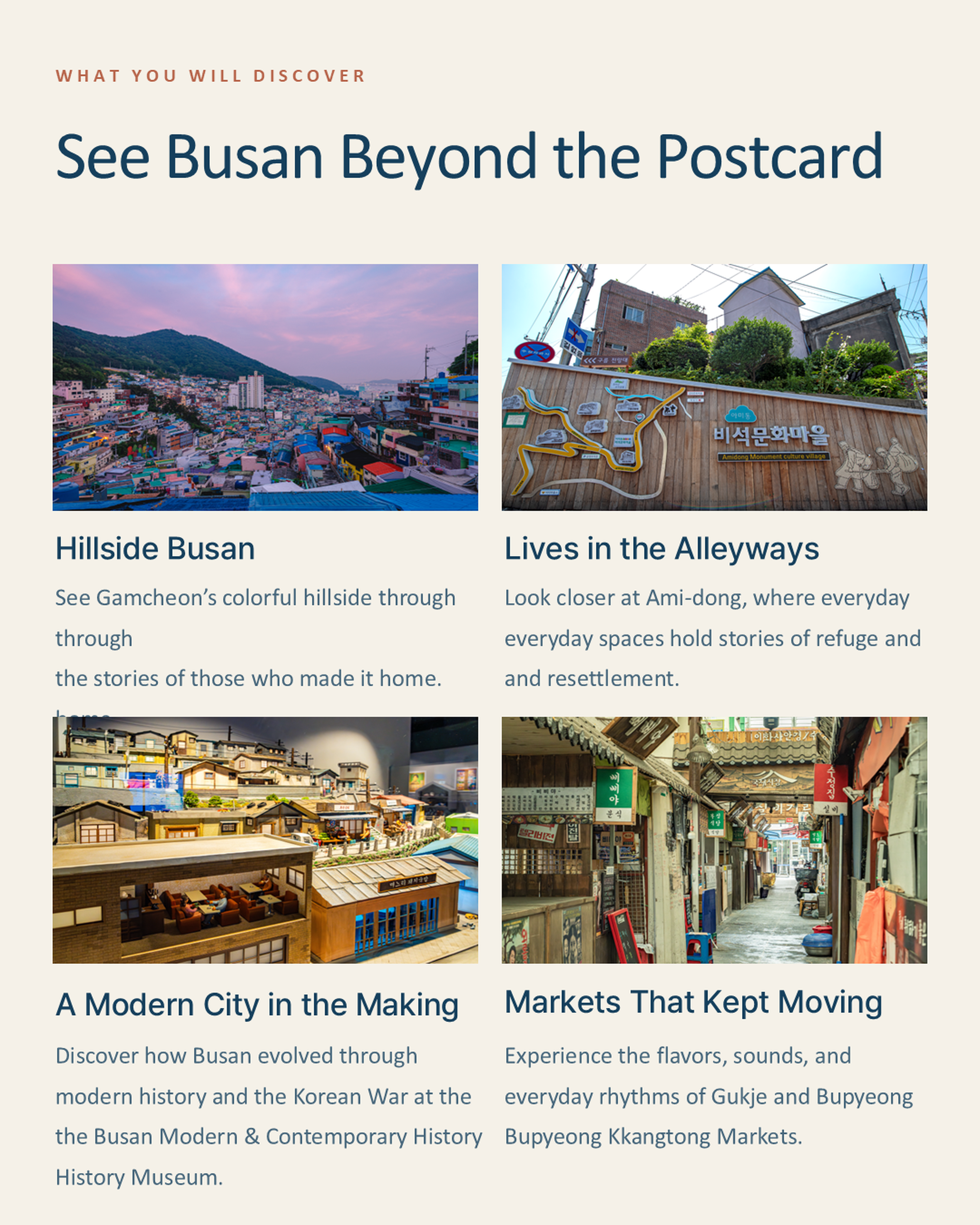 TRACE BUSAN | Hidden History & Local Market Half-Day Tour