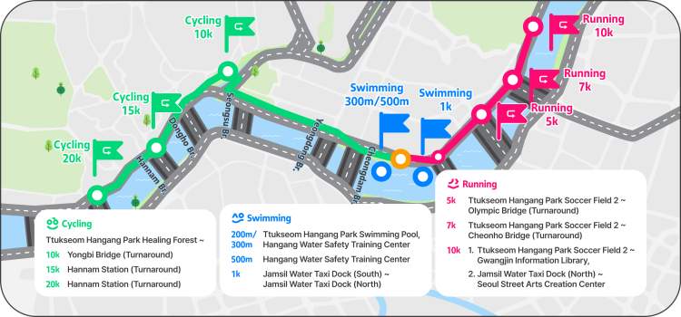 [首尔] 2026 The 3rd MY PACE Hangang Triathlon Festival 汉江三项庆典参加权 (6/5~6/7)