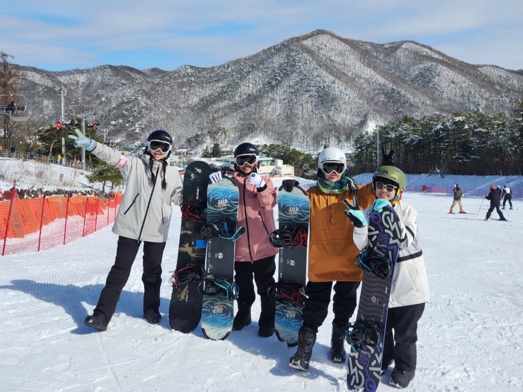 韩国滑雪入门｜芝山滑雪场基础滑雪体验（首尔出发）