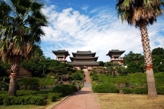 [中文/西归浦出发] 济州岛自然风光全日游(含SKYWATER SHOW)