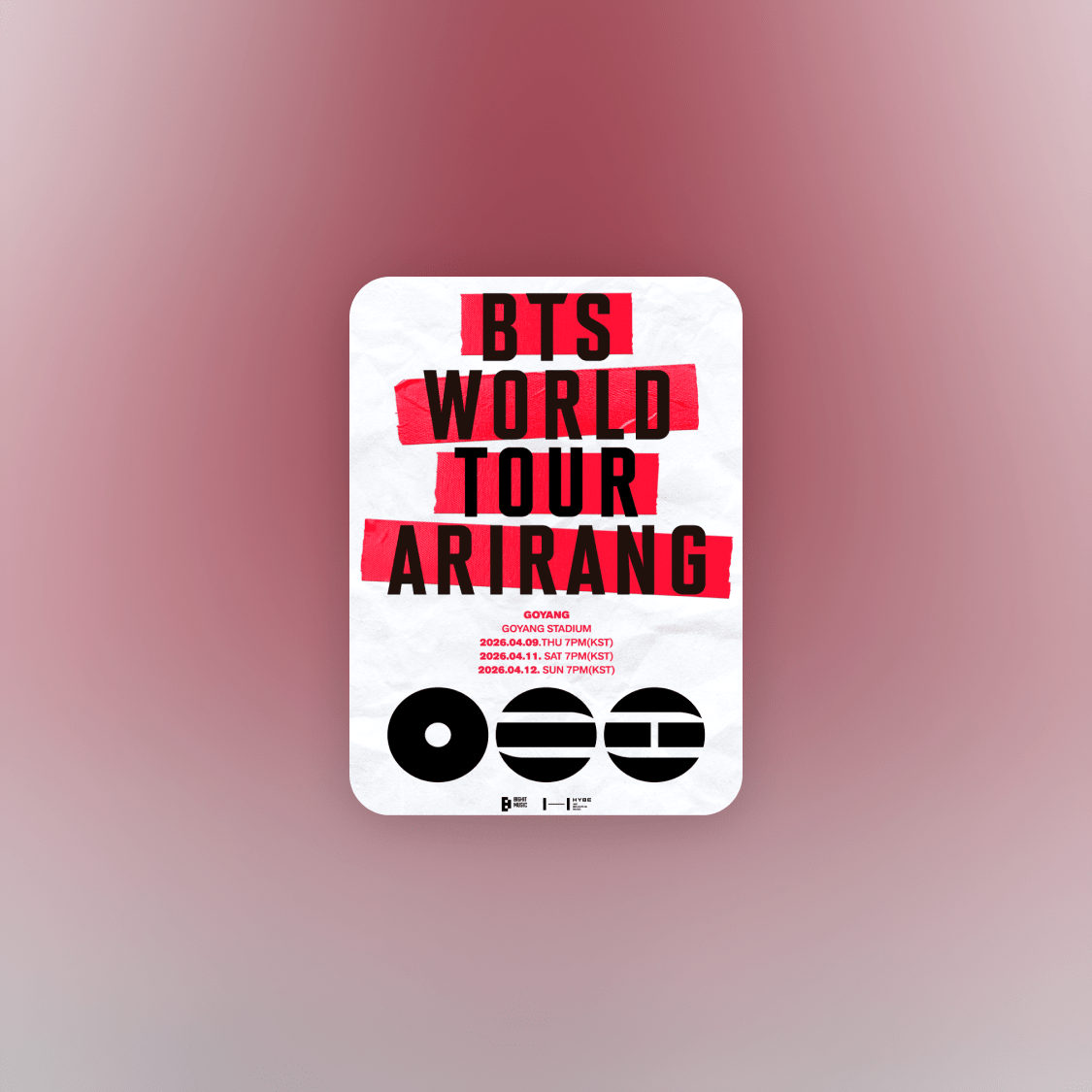 BTS WORLD TOUR 'ARIRANG' IN GOYANG | NOL World (interpark global)