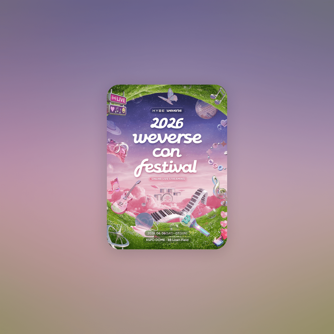 2026 Weverse Con Festival 開催情報・チケット予約・会場案内 | NOL World