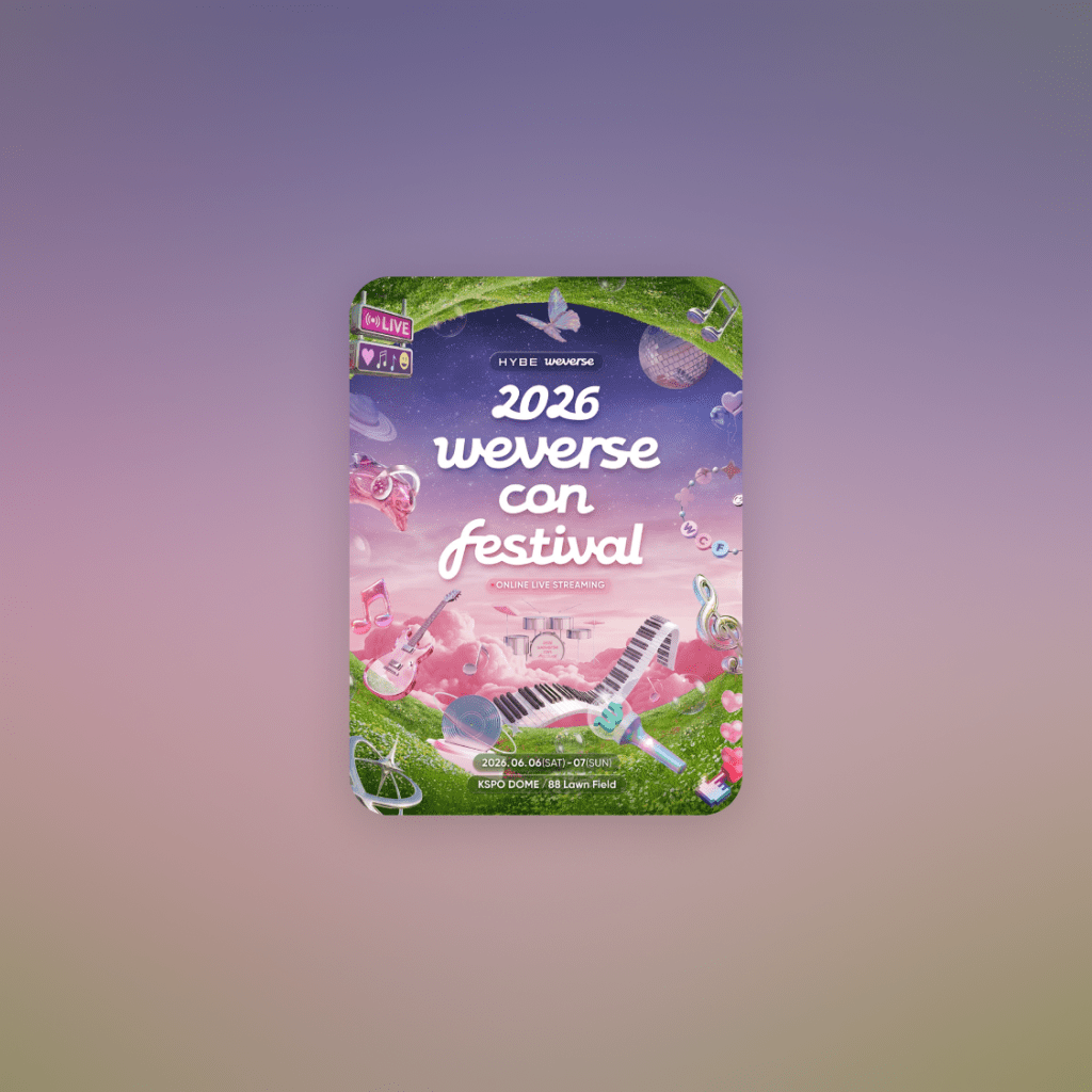 2026 Weverse Con Festival 開催情報・チケット予約・会場案内 | NOL World