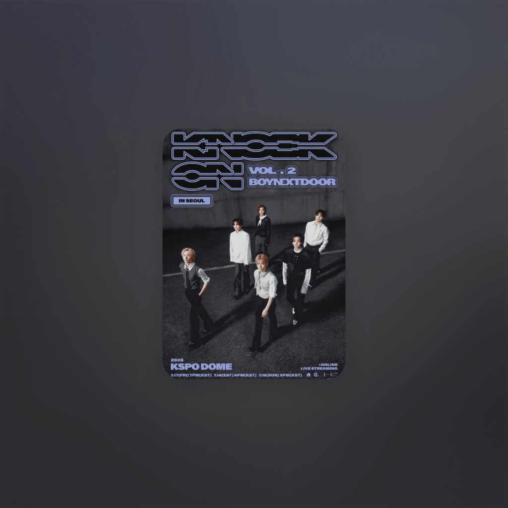 BOYNEXTDOOR ソウルコンサート 'KNOCK ON Vol.2' 開催情報 | NOL World